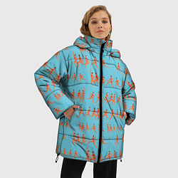 Куртка зимняя женская Женский марафон, цвет: 3D-черный — фото 2