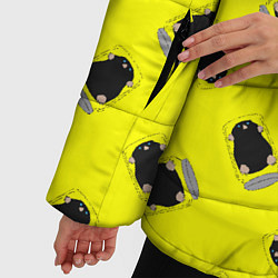 Куртка зимняя женская Кротовуха, цвет: 3D-светло-серый — фото 2