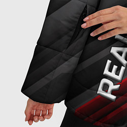 Куртка зимняя женская Real Madrid art, цвет: 3D-черный — фото 2