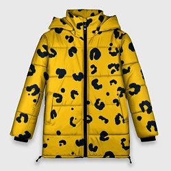 Куртка зимняя женская Леопардик, цвет: 3D-черный