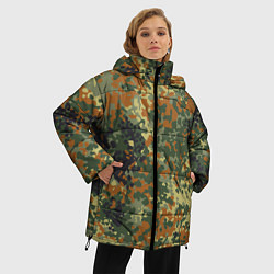 Куртка зимняя женская Камуфляж Бундесвер, цвет: 3D-черный — фото 2