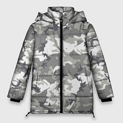 Куртка зимняя женская Снежный камуфляж, цвет: 3D-светло-серый