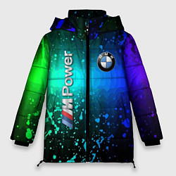 Куртка зимняя женская BMW - M Power - motorsport, цвет: 3D-светло-серый