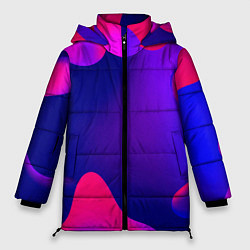 Куртка зимняя женская Жидкий неон, цвет: 3D-красный