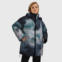 Куртка зимняя женская Дымчатая пенка, цвет: 3D-черный — фото 2