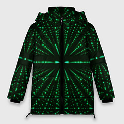 Куртка зимняя женская Цифровое пространство, цвет: 3D-светло-серый