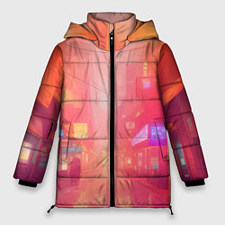 Куртка зимняя женская Улица Токио-арт, цвет: 3D-красный