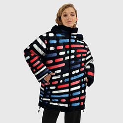 Куртка зимняя женская Vanguard neon pattern, цвет: 3D-светло-серый — фото 2