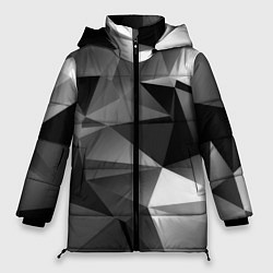 Куртка зимняя женская Geometry grey ship, цвет: 3D-светло-серый