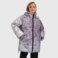Куртка зимняя женская Неразбериха в рисунке, цвет: 3D-светло-серый — фото 2