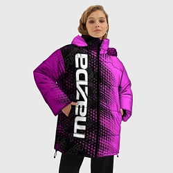 Куртка зимняя женская Mazda pro racing: по-вертикали, цвет: 3D-черный — фото 2