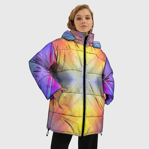 Женская зимняя куртка В светлый путь / 3D-Светло-серый – фото 3