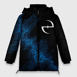 Куртка зимняя женская Evanescence звуковая волна, цвет: 3D-черный
