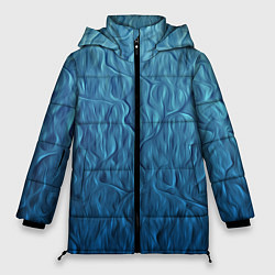 Куртка зимняя женская Волнистый узор, цвет: 3D-черный