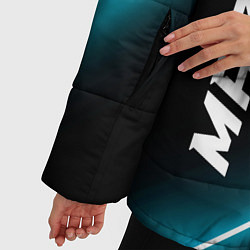 Куртка зимняя женская Mazda неоновые лампы, цвет: 3D-черный — фото 2