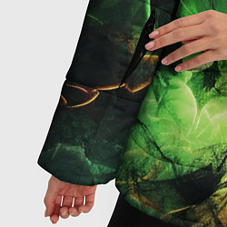 Куртка зимняя женская Зеленый взрыв, цвет: 3D-светло-серый — фото 2