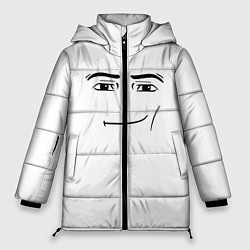 Куртка зимняя женская Одежда Man Face Roblox, цвет: 3D-черный