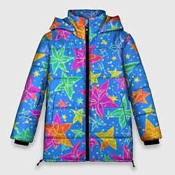 Куртка зимняя женская Морские мотивы, цвет: 3D-светло-серый