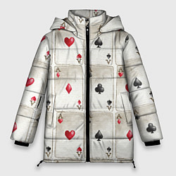 Куртка зимняя женская Покер, цвет: 3D-черный