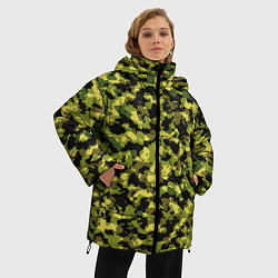 Куртка зимняя женская Камуфляжный стиль, цвет: 3D-светло-серый — фото 2