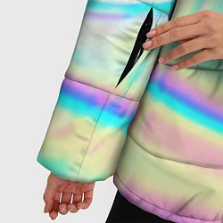 Куртка зимняя женская Эффект голографии, цвет: 3D-черный — фото 2