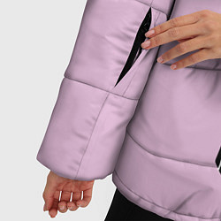 Куртка зимняя женская Костюм Барби: черный горох с полосатым бантом, цвет: 3D-черный — фото 2