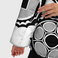 Куртка зимняя женская Рисунок тушью, цвет: 3D-черный — фото 2