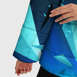 Куртка зимняя женская The Sims взрыв частиц, цвет: 3D-черный — фото 2