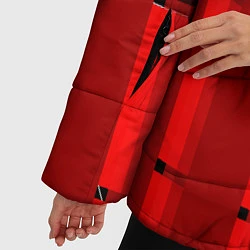 Куртка зимняя женская Форма Team Liquid red, цвет: 3D-черный — фото 2