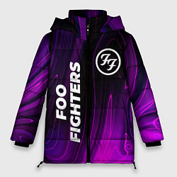 Куртка зимняя женская Foo Fighters violet plasma, цвет: 3D-черный