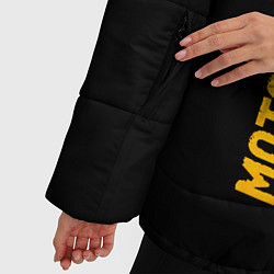 Куртка зимняя женская Motorhead - gold gradient: по-вертикали, цвет: 3D-черный — фото 2