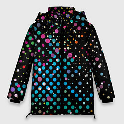 Куртка зимняя женская Яркие брызги, цвет: 3D-светло-серый