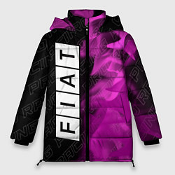 Куртка зимняя женская Fiat pro racing: по-вертикали, цвет: 3D-черный