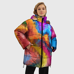 Куртка зимняя женская Super colors, цвет: 3D-светло-серый — фото 2