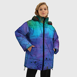 Куртка зимняя женская Лазурный стиль, цвет: 3D-черный — фото 2