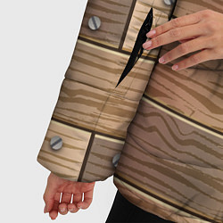 Куртка зимняя женская Деревянный стиль, цвет: 3D-светло-серый — фото 2