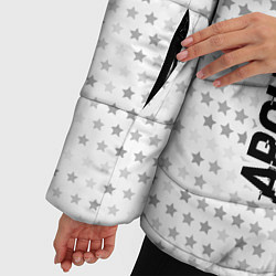 Куртка зимняя женская Architects glitch на светлом фоне: по-вертикали, цвет: 3D-черный — фото 2