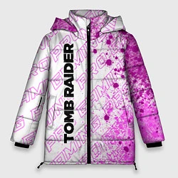 Куртка зимняя женская Tomb Raider pro gaming: по-вертикали, цвет: 3D-черный