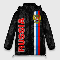 Куртка зимняя женская Russia black style, цвет: 3D-светло-серый