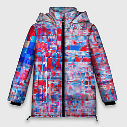 Куртка зимняя женская Пестрые краски, цвет: 3D-светло-серый