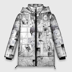 Куртка зимняя женская Моя любовь 999 уровня к Ямаде - манга, цвет: 3D-светло-серый