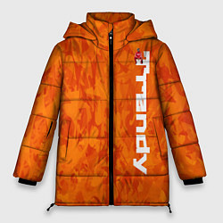 Куртка зимняя женская Дизайн Trendy, цвет: 3D-светло-серый