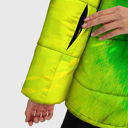 Куртка зимняя женская Тай-дай Солнечный луч, цвет: 3D-красный — фото 2