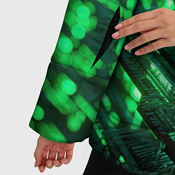 Куртка зимняя женская Цифровая текстура, цвет: 3D-светло-серый — фото 2