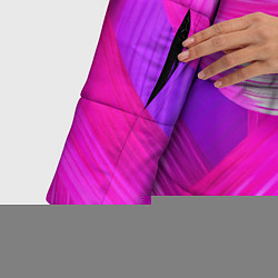 Куртка зимняя женская Розовые лоскуты, цвет: 3D-светло-серый — фото 2