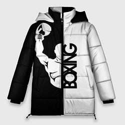 Куртка зимняя женская Boxing - чемпион, цвет: 3D-черный
