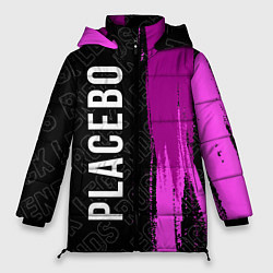 Куртка зимняя женская Placebo rock legends по-вертикали, цвет: 3D-черный