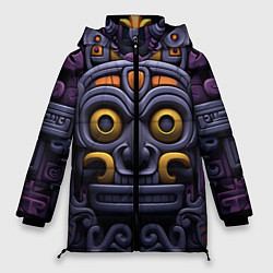 Женская зимняя куртка Орнамент в стиле ацтеков