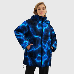Куртка зимняя женская Голубая молния, цвет: 3D-светло-серый — фото 2