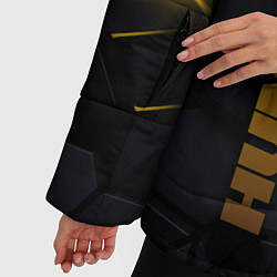 Куртка зимняя женская Hummer - плиты с эффектом свечения, цвет: 3D-черный — фото 2